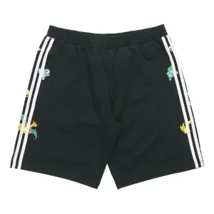 adidas neo x Pokmon Crossover Side Stripe Sports Shorts Black FM0322