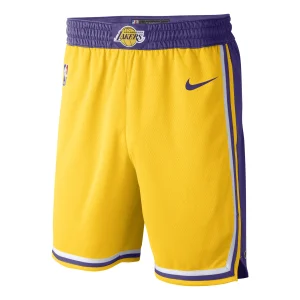 Nike NBA Icon Edition Team limited shorts SW Fan Edition Lakers Yellow AJ5617-728