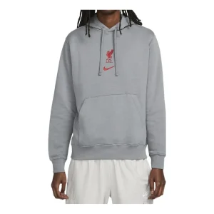Nike Liverpool Club Pullover Hoodie 'Grey' DV2041-012