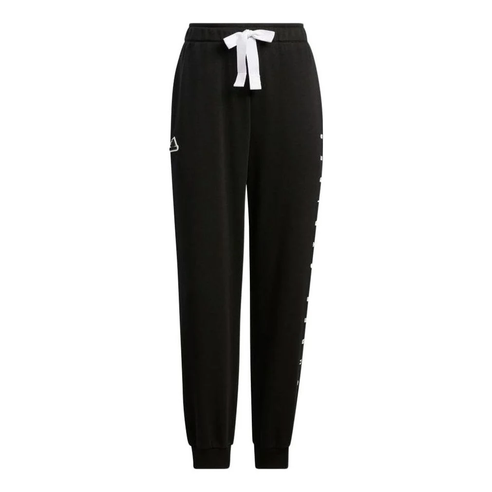 (WMNS) adidas Word Sweatpants Asia Sizing 'Black' IA5231