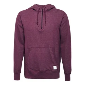 Converse Half Zip Hoodie Asia Sizing 'Red' 10004623-A02
