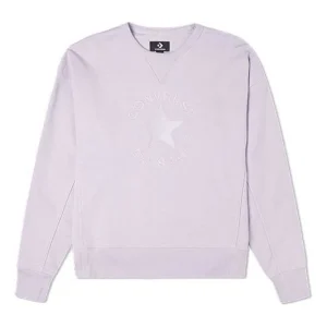 (WMNS) Converse Chuck Taylor All Star Sweatshirts Asia Sizing 'Purple' 10019811-A14