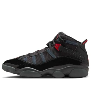 Air Jordan 6 Rings 'Black Anthracite Red' 322992-026