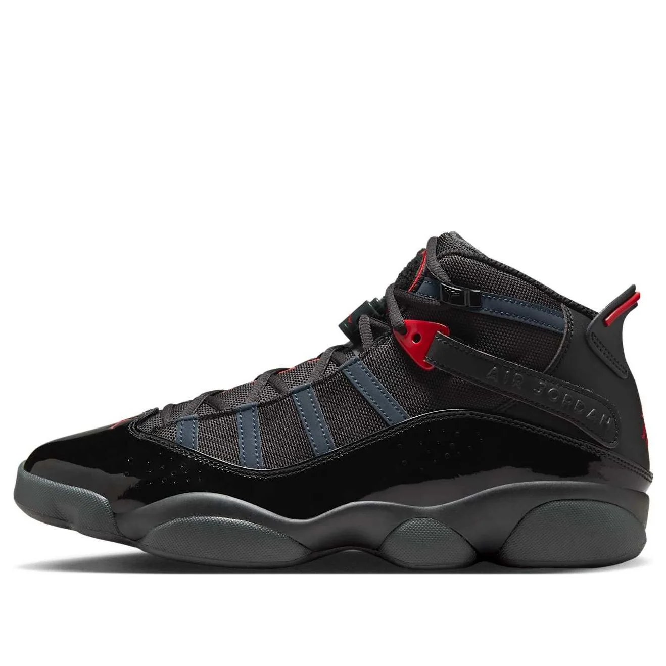 Air Jordan 6 Rings 'Black Anthracite Red' 322992-026