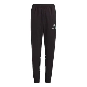 (GS) adidas Long Woven Pants 'Black' HM5228
