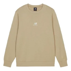 New Balance Logo Printing Round Neck Long Sleeve Khaki AMT13343-HNA