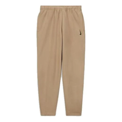 Nike x Billie Eilish Crossover Solid Color Sports Long Pants US Edition Couple Style Brown DQ7752-202
