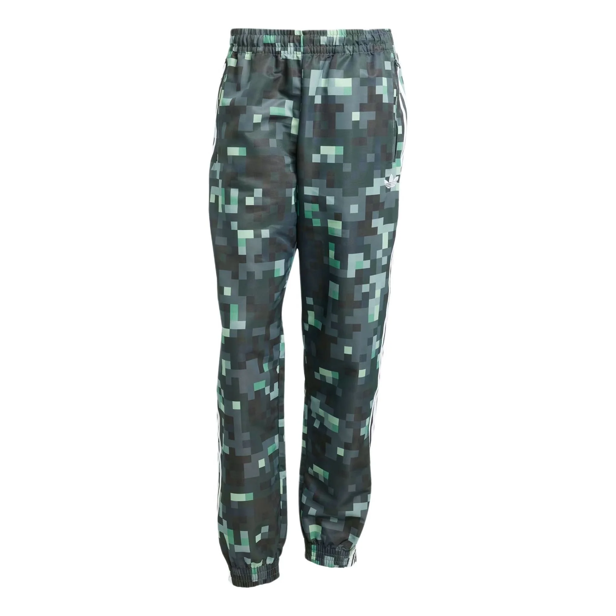adidas x Minecraft Track Pants Asia Sizing 'Green' JZ9922