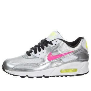 (GS) Nike Air Max 90 FB 'Metallic Silver Hyper Pink' 705392-001