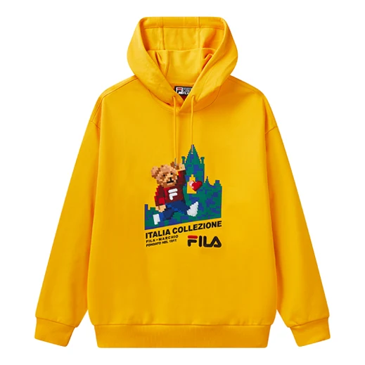 Men's FILA Sports Pullover Yellow F51M118259F-YE