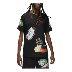 Air Jordan Artist Series By Jacob Rochester Graphic T-Shirt 'Black' DQ7378-010