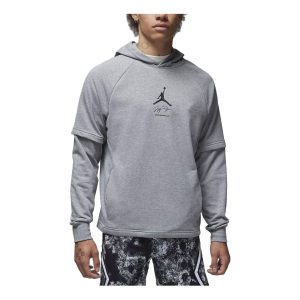 Air Jordan Dri-Fit Breakfast Club Graphic Fleece Pullover Hoodie 'Grey' DV9781-091