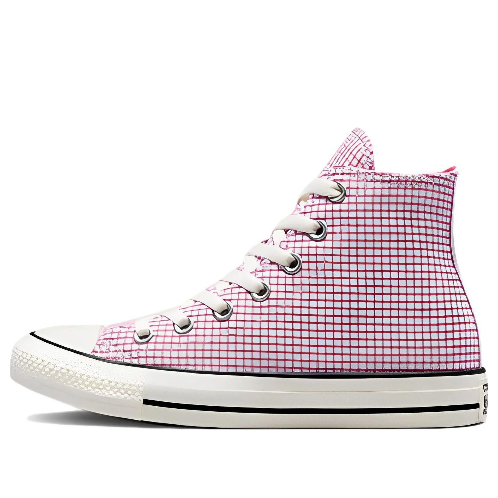 (WMNS) Converse Chuck Taylor All Star High 'Checkered - Vapor Violet' A05129F