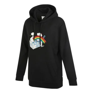 (WMNS) Vans AP Mellifluus Po Hoodie 'Black White' VN0A5F69BLK