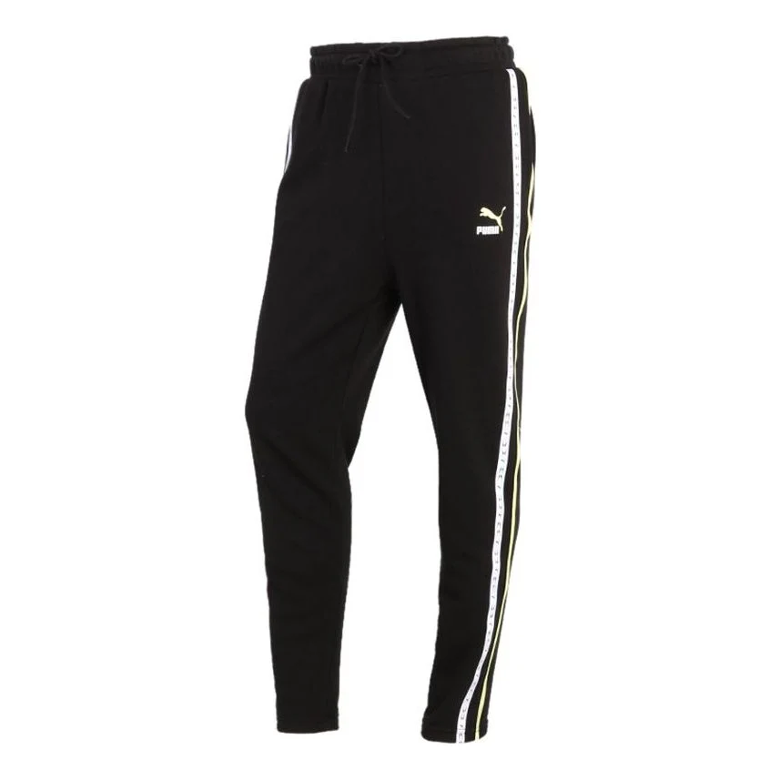 (WMNS) PUMA Knitting Sports Trousers Black 531079-01
