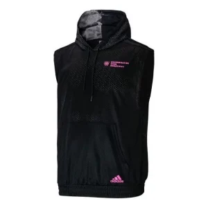 adidas Dm Ss Shooter Basketball Sports Sleeveless Black HE1608