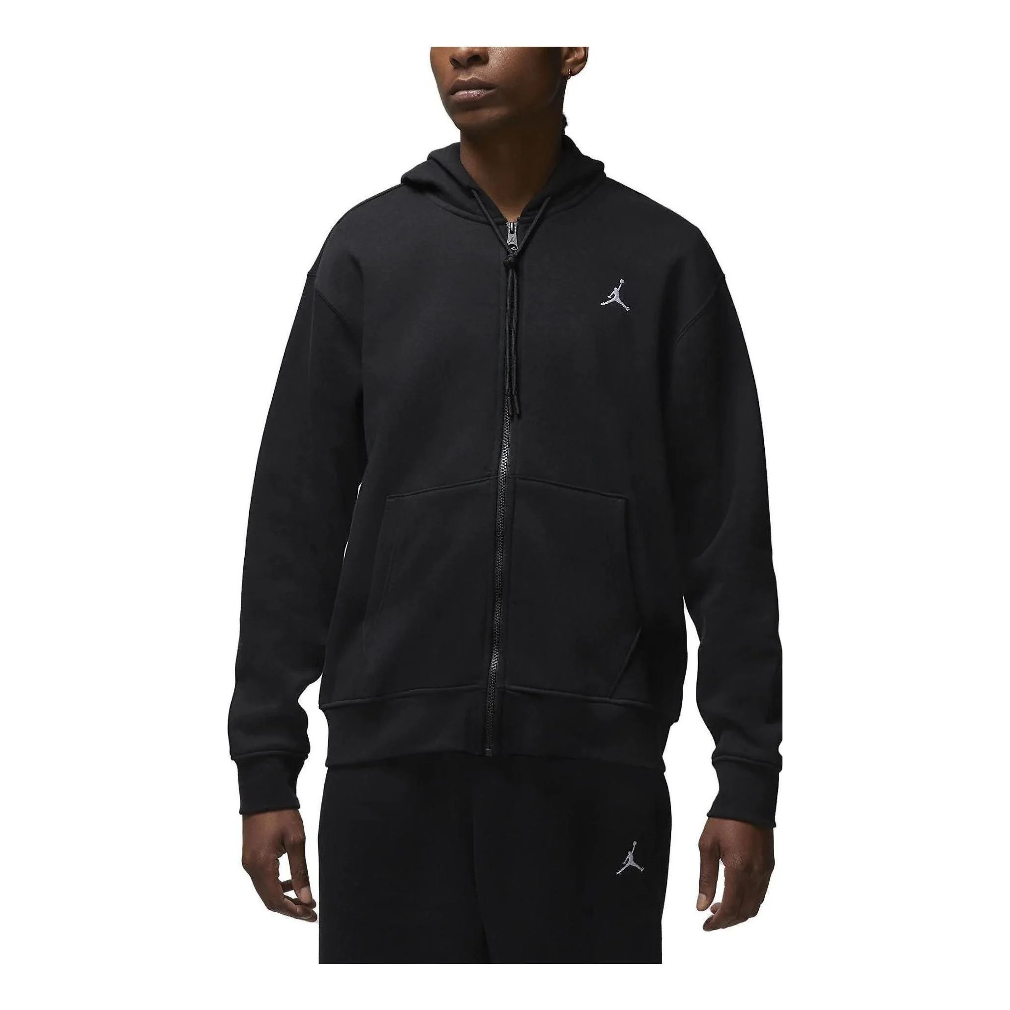 Air Jordan Full-Zip Fleece Hoodie 'Black' FJ7771-010
