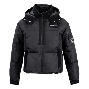 (WMNS) Converse Premium Short Down Puffer Jacket Asia Sizing 'Black' 10023727-A01