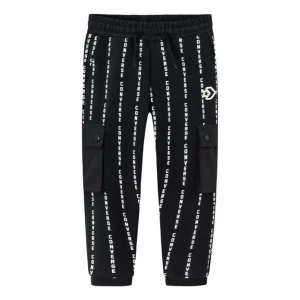 (GS) Converse Letter Logo Printed Knit Sports Pants Asia Sizing 'Black White' CV2342070PS-001