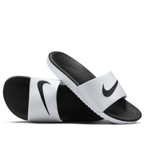 (GS) Nike Kawa Slide 'White Black' 819352-100