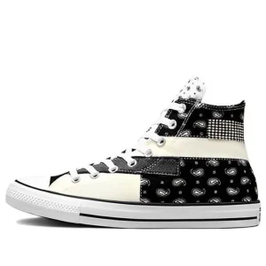 Converse Chuck Taylor All Star High Top Hacked Patterns 'Black Paisley' A05056C