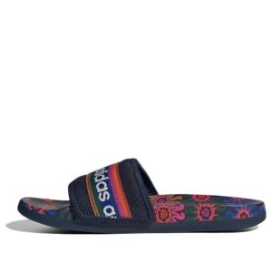 (WMNS) adidas Adilette Comfort Slide 'Floral - Night Indigo' IE4967