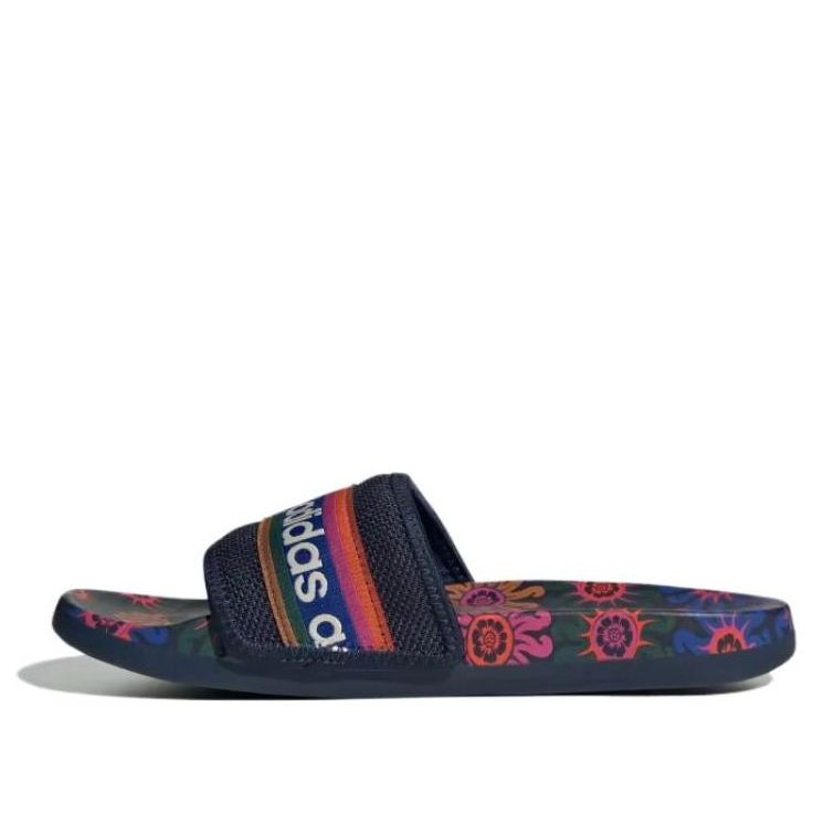 (WMNS) adidas Adilette Comfort Slide 'Floral - Night Indigo' IE4967