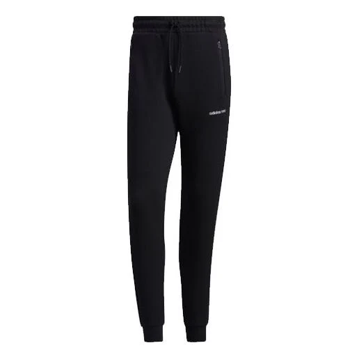 adidas neo M Ce 3s Icon Tp Casual Sports Bundle Feet Knit Long Pants Black GP5711