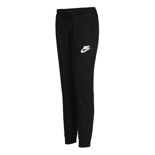 (WMNS) Nike As W Nsw Rally Pant Bundle Feet Sports Long Pants Black 931869-010