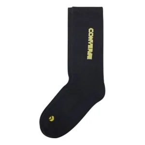 Converse Graphic Single Crew Socks 'Black' 10022440-A02
