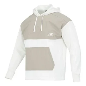 New Balance Classic Hoodie Asia Sizing 'White Grey' AMT24368-CIC