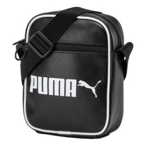 PUMA Campus Portable Retro Bag 'Black White' 076641-01