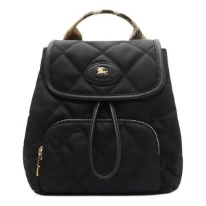 (WMNS) Burberry 26 Mini Horseshoe Backpack 'Black' 81187481