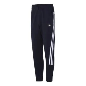 Men's adidas Fi 3s Pant Logo Printing Bundle Feet Sports Pants/Trousers/Joggers Navy Blue H46535