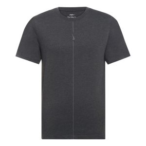 Nike Yoga Dri-FIT Quick Dry Sports Round Neck Short Sleeve Black Gray Blackgray DO0775-010