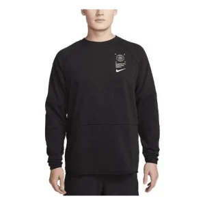 Nike Dri-FIT Men's Graphic Fitness Crew 'Black' DV9827-010