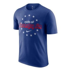 Nike Philadelphia 76ers EDITIONNike NBA Short Sleeve Blue CJ5664-495