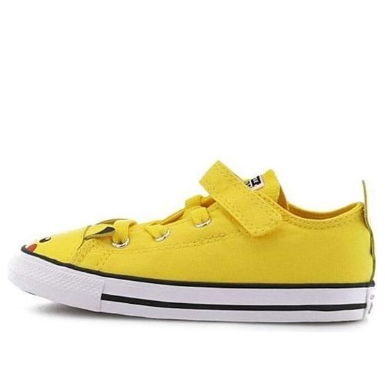 (TD) Converse x Pokemon Chuck Taylor All Star Easy-On Low 'Pikachu' A01231C
