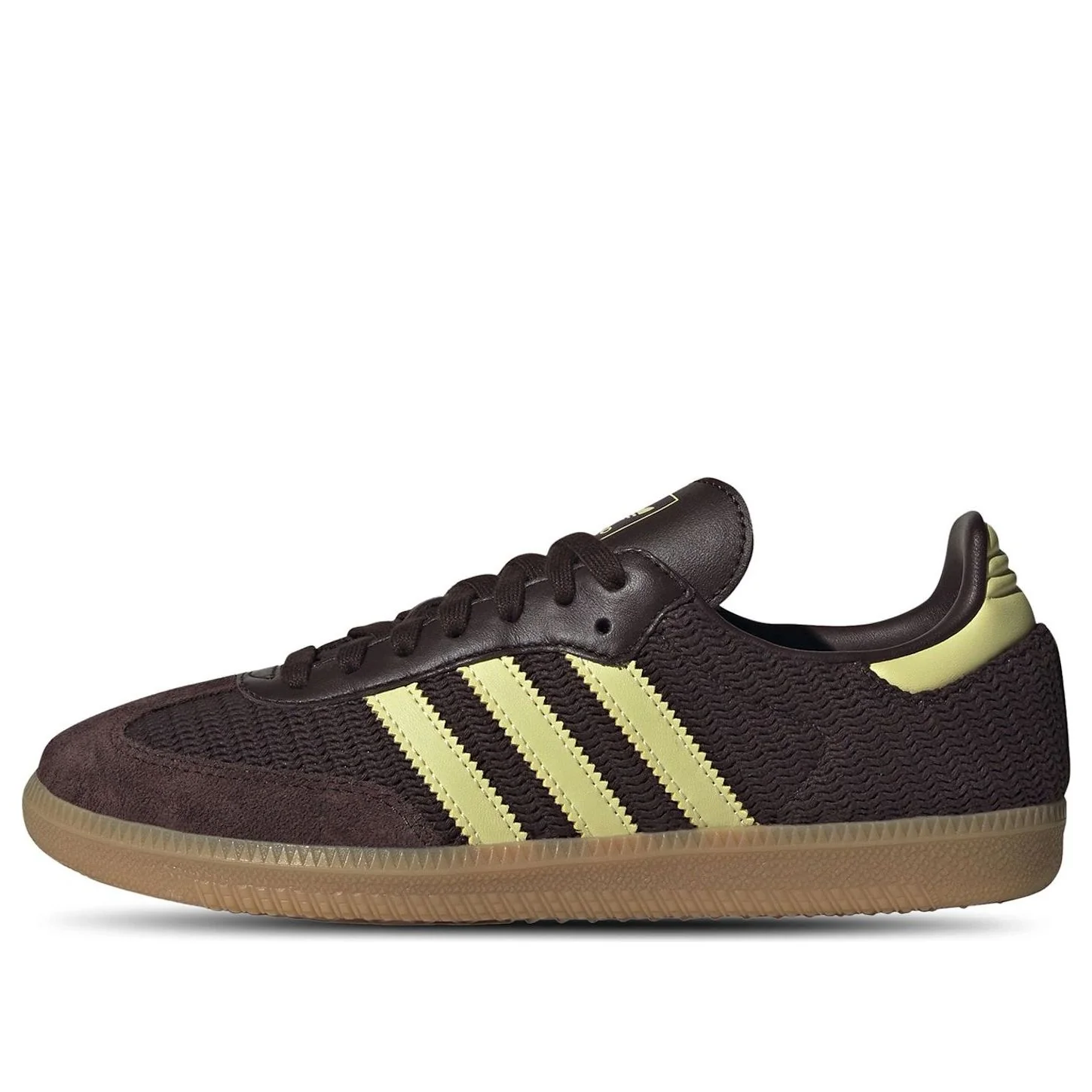 (WMNS) adidas Samba OG 'Shadow Brown Powder Yellow' JR8167