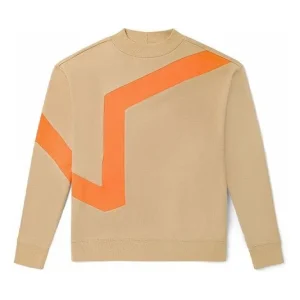 Vans Logo Printing Casual Sports Pullover Couple Style Khaki VN0A54NC7UE