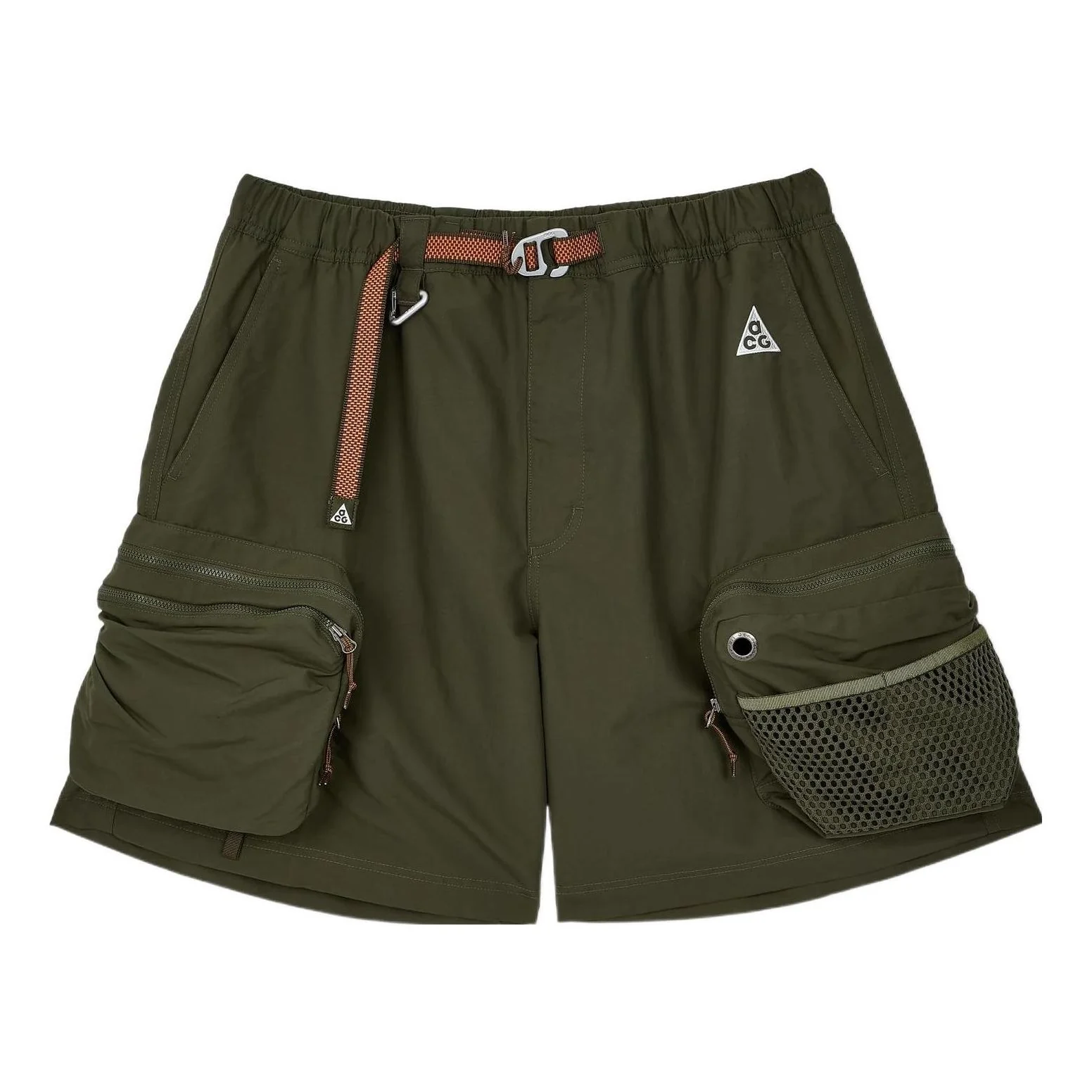 Men's Nike x ACG Multiple Pockets Outdoor Cargo Loose Casual Straight Shorts Green DN3945-325