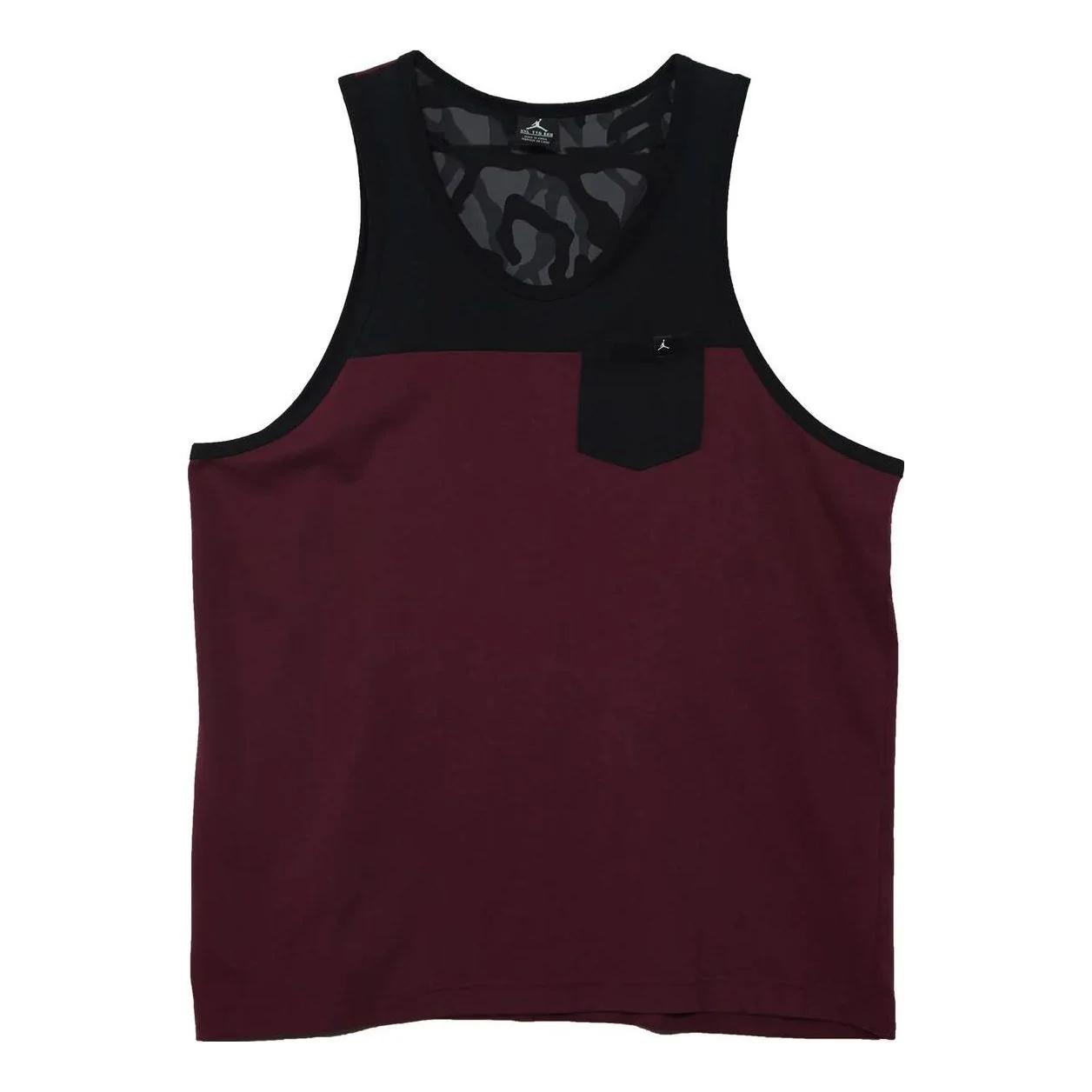 Air Jordan Ele Camo Tank Top 'Black Red' 689003-637