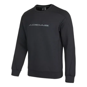 Men's adidas Th Eng Sweat Logo Printing Casual Sports Pullover Black H39272