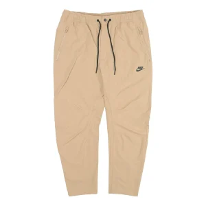 Nike Small Logo Pattern Woven Athleisure Casual Sports Long Pants Khaki CD9229-297