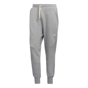 Men's adidas Solid Color Loose Casual Breathable Sports Pants/Trousers/Joggers Gray HB6585