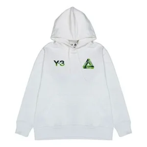 adidas Y-3 x PALACE Logo Hoodie 'White' HT3754