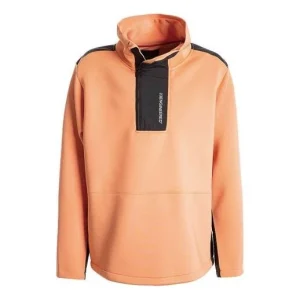 Air Jordan 23 Engineered Stand Collar Knit Contrasting Colors Half Zipper Orange BQ5738-854