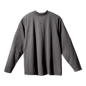 Yeezy Gap SS22 Logo Longsleeve Tee 'Dark Grey' YEEZY-SS22-088