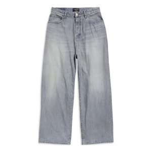 (WMNS) Balenciaga Baggy Pants 'Blue' 745213TPW534868