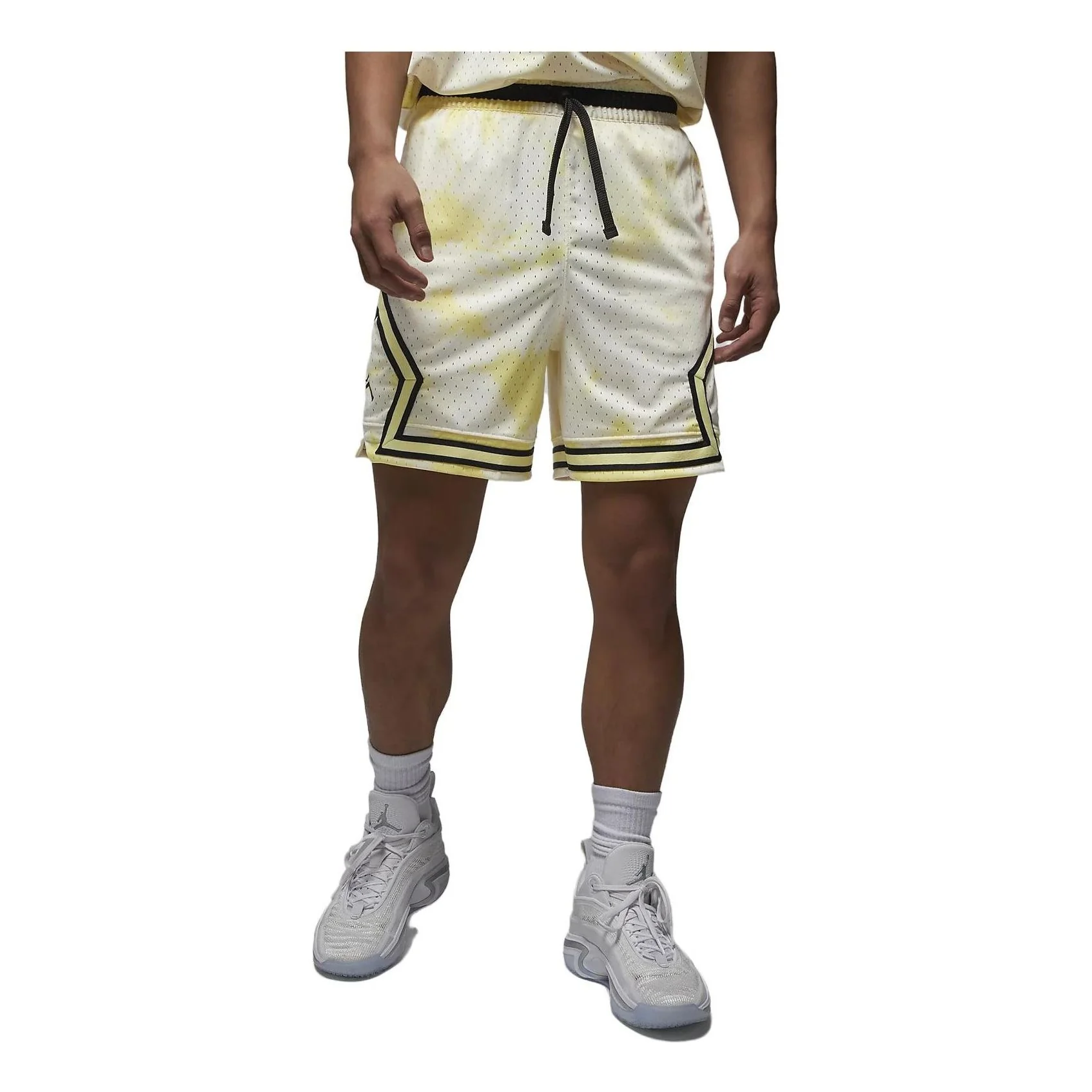 Air Jordan Dri-FIT Sport Breakfast Club Shorts 'White Yellow' DZ0563-110